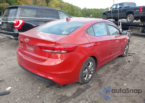 2018 Hyundai Elantra Sel из США, поврежденный, VIN 5NPD84LF7JH388690